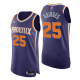 Men's Phoenix Suns #25 Mikal Bridges Purple Icon Edition NBA Jersey