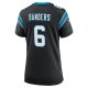 Women's Carolina Panthers Miles Sanders Nike Black Nike Women's All Player Jersey