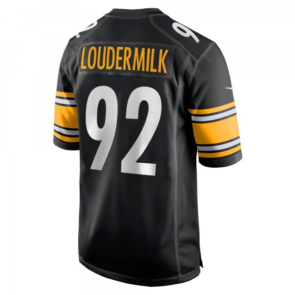 Men's Pittsburgh Steelers Isaiahh Loudermilk Nike Black Game Jersey