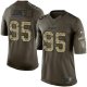 Nike Kansas City Chiefs #95 Chris Jones Green Men's Stitched NFL Limited Salute to Service Jersey