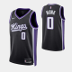 2023-24 Sacramento Kings Icon Edition #0 Malik Monk Black Swingman Jersey