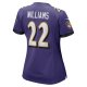 Women's Baltimore Ravens Damarion Williams Nike Purple Player Game Jersey