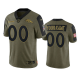 Denver Broncos Custom Olive 2021 Salute To Service Men's Limited NFL Jersey