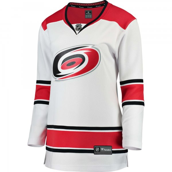 Women's Carolina Hurricanes Fanatics White Away Breakaway Jersey