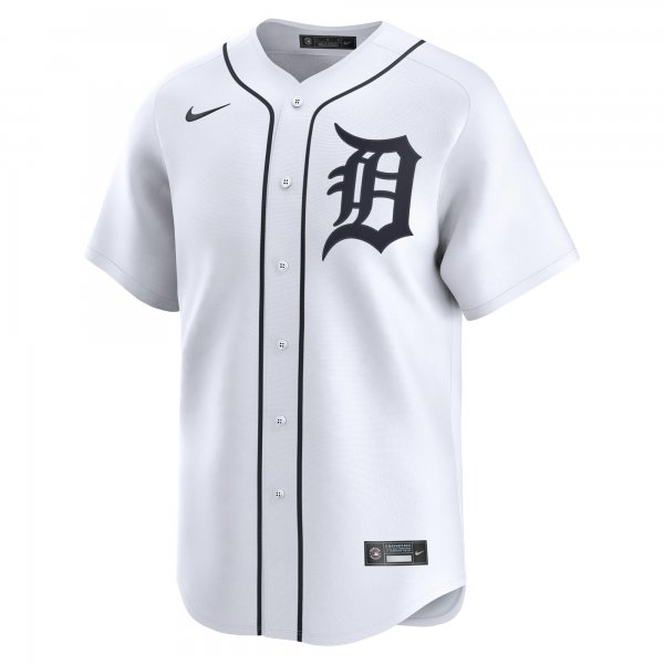 Men's Detroit Tigers  Nike White 2024 Jackie Robinson Day Home Limited Jersey