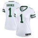 Women's New York Jets #1 Ahmad Sauce Gardner Nike Legacy White Legend Jersey