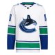 Men's Vancouver Canucks  adidas White Away  Primegreen Custom Jersey