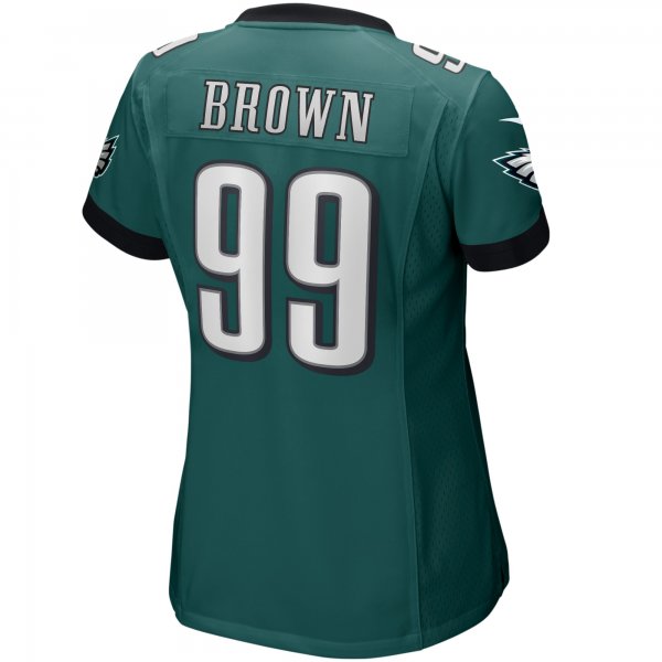 Women's Philadelphia Eagles Jerome Brown Nike Midnight Green Game Retired Player Jersey