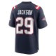 Men's New England Patriots JC Jackson Nike  Navy  Game Jersey