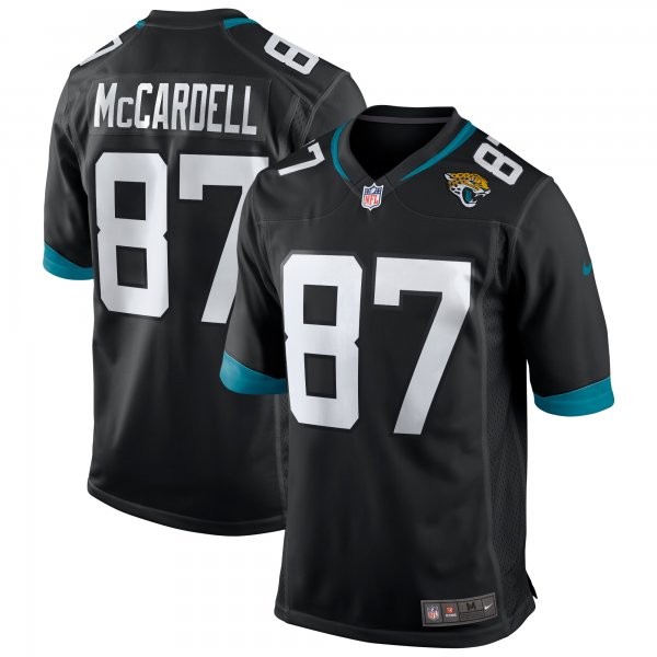 Men's Jacksonville Jaguars Keenan McCardell Nike Black Game Retired Player Jersey