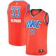 Youth Oklahoma City Thunder Gordon Hayward Fanatics Orange Fast Break Replica Player Jersey - Statement Edition