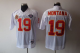 Mitchell And Ness Kansas City Chiefs #19 Joe Montana White 75th Anniversary Stitched Throwback NFL Jersey