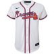 Youth Atlanta Braves Max Fried Nike White Alternate Replica Player Jersey