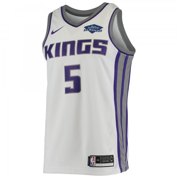 Men's Sacramento Kings De'Aaron Fox Nike White Swingman Player Jersey - Association Edition