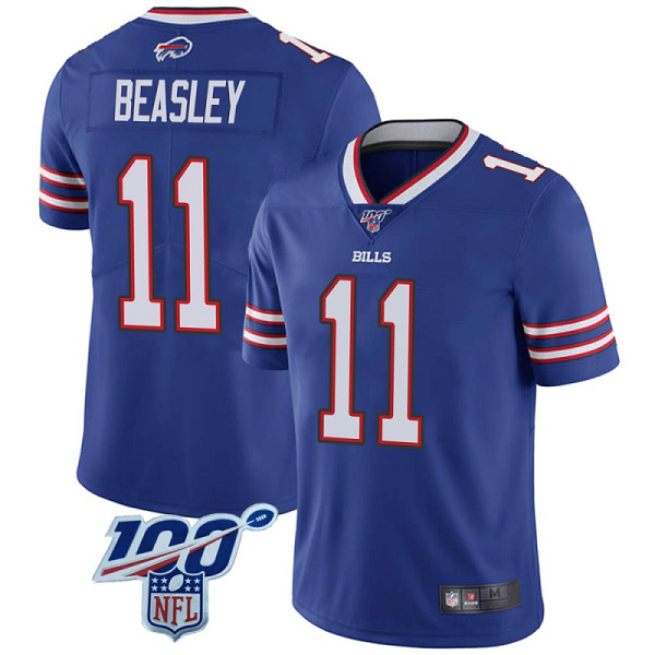 Men's Buffalo Bills Cole Beasley Royal Limited 100th Vapor Jersey