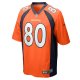 Men's Denver Broncos Greg Dulcich Nike Orange Game Player Jersey