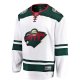 Youth Minnesota Wild Fanatics White Away Breakaway Jersey