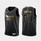 Men's Charlotte Hornets Custom Black Golden Edition NBA Jersey