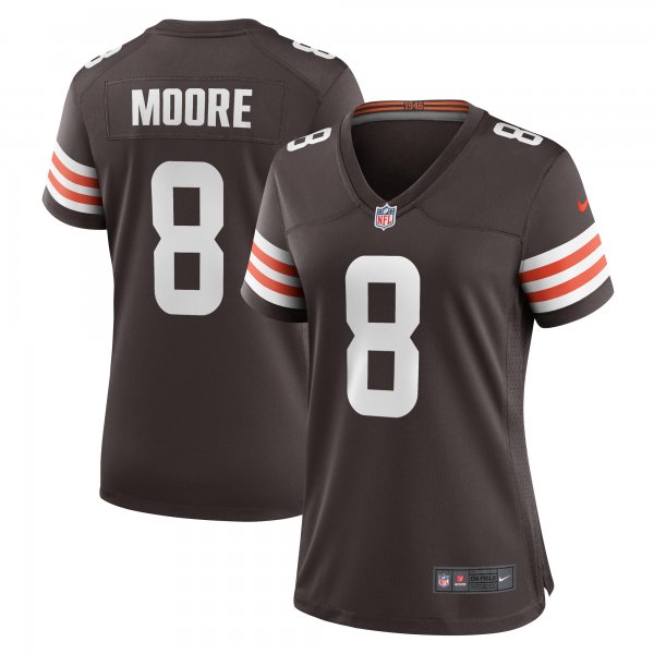 Women's Cleveland Browns Elijah Moore Nike Brown Game Jersey