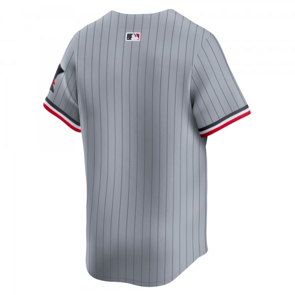 Men's Minnesota Twins  Nike Gray Road Limited Jersey