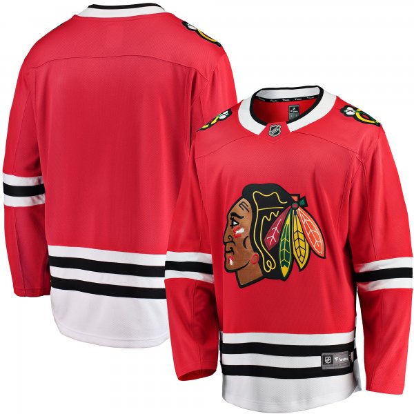 Men's Chicago Blackhawks Fanatics Red Breakaway Home Jersey