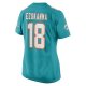 Women's Miami Dolphins Erik Ezukanma Nike Aqua Game Player Jersey