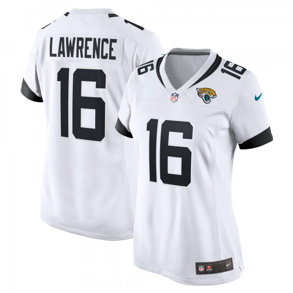 Women's Jacksonville Jaguars Trevor Lawrence Nike White Game Jersey