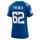 Women's Indianapolis Colts Wesley French Nike Royal Game Player Jersey