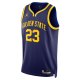 Unisex Golden State Warriors Draymond Green Jordan Brand Navy Swingman Jersey - Statement Edition