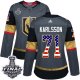 Women's Adidas Golden Knights #71 William Karlsson Grey Home USA Flag 2018 Stanley Cup FinalStitched NHL Jersey