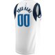 Men's Dallas Mavericks Fanatics White Fast Break Custom Replica Jersey - Association Edition