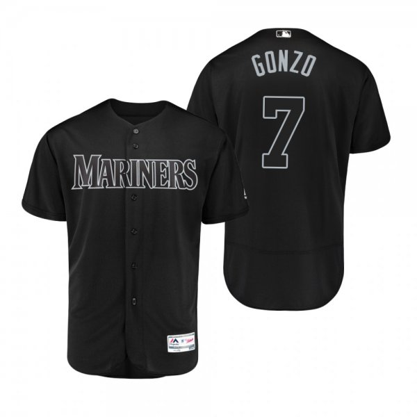 Seattle Mariners Marco Gonzales Gonzo Black 2019 Players Weekend MLB Jersey