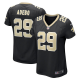 Women's New Orleans Saints #29 Paulson Adebo Nike Game Black Jersey