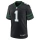 Men's New York Jets Ahmad Sauce Gardner Nike Legacy Black Alternate Game Jersey