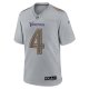 Men's Minnesota Vikings Dalvin Cook Nike Gray Atmosphere Fashion Game Jersey