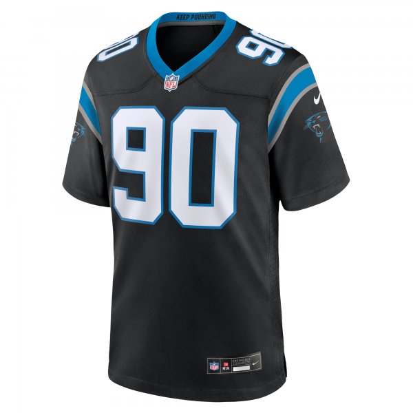 Men's Carolina Panthers Julius Peppers Nike Black Retired Player Game Jersey