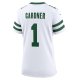 Women's New York Jets Ahmad Sauce Gardner Nike Legacy White Game Player Jersey