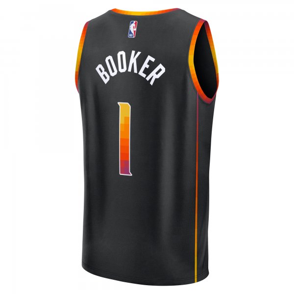 Youth Phoenix Suns Devin Booker Fanatics Black Fast Break Replica Player Jersey - Statement Edition