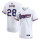 Men's Texas Rangers #28 Jonah Heim Nike White 2024 Gold Collection Elite Player Jersey