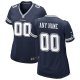 Women's Nike Navy Dallas Cowboys Custom Game Jersey