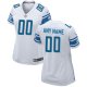 Women's Nike Detroit Lions White Custom Team Color Game NFL Jersey