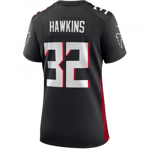 Women's Atlanta Falcons Jaylinn Hawkins Nike Black Game Jersey