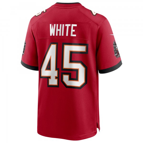 Men's Tampa Bay Buccaneers Devin White Nike Red Game Player Jersey