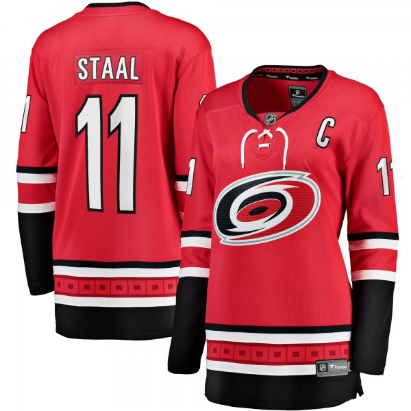 Women's Carolina Hurricanes Jordan Staal Fanatics Red Alternate Breakaway Player Jersey