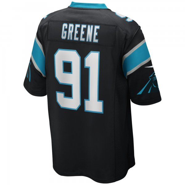 Men's Carolina Panthers Kevin Greene Nike Black Game Retired Player Jersey