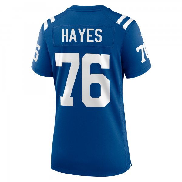 Women's Indianapolis Colts Ryan Hayes Nike  Royal Team Game Jersey