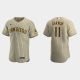 Men's Yu Darvish #11 San Diego Padres Sand Brown Nike Alternate Jersey