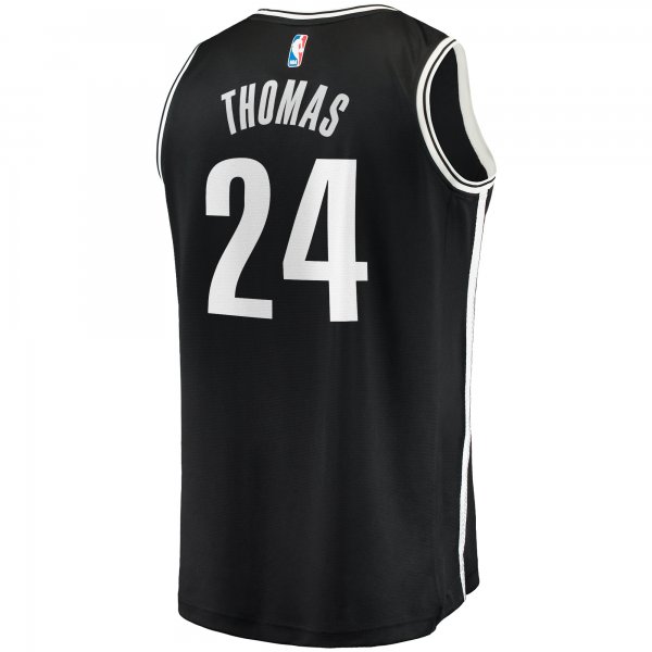 Men's Brooklyn Nets Cam Thomas Fanatics Black Big & Tall Fast Break Player Jersey - Icon Edition