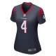 Women's Houston Texans Deshaun Watson Nike Navy Game Player Jersey