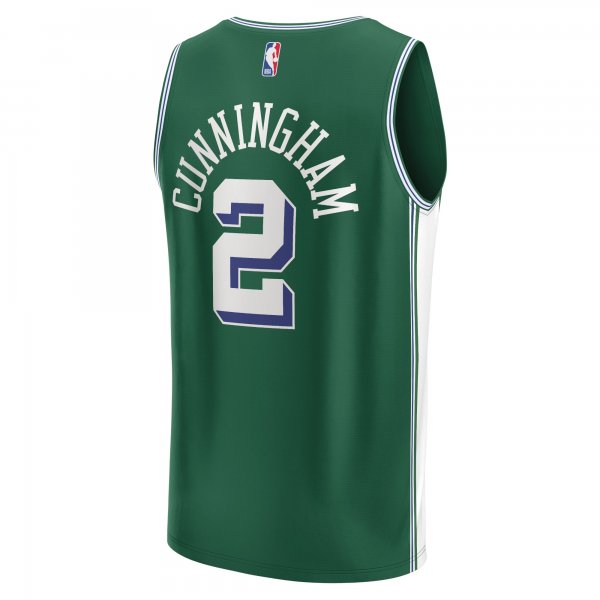 Men's Detroit Pistons Cade Cunningham Fanatics Green Fastbreak Jersey - City Edition